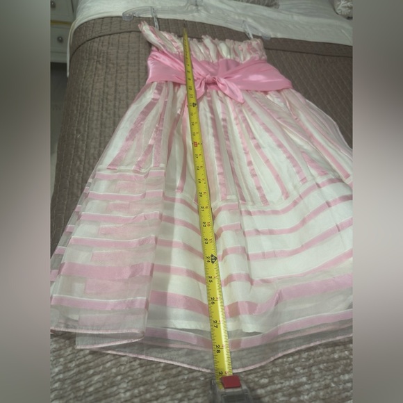 Betsey Johnson hPink and White Dress. - Picture 4 of 11